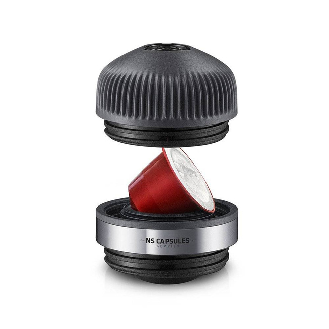 Zestaw ekspres podróżny Nanopresso + adapter do kapsułek NS Wacaco 