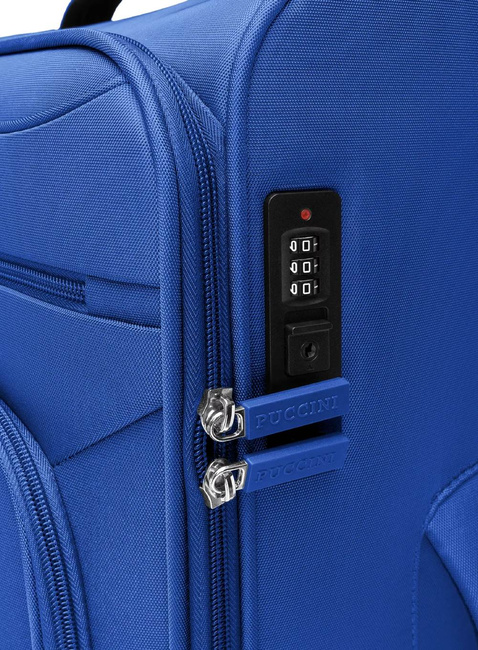 Walizka duża Puccini Kos - niebieski