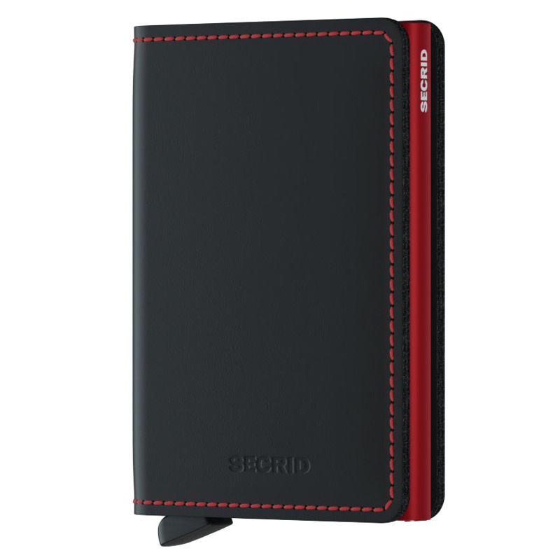 black / red