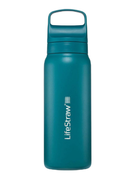 Butelka termiczna z filtrem LifeStraw Go Steel 0,7 l - laguna teal