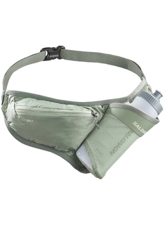 Pas sportowy z bidonem Salomon Active 3D Bottle - lily pad / laurel wreath