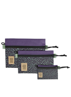 Zestaw 3 saszetek Topo Designs Accessory Bags - loganberry / crackle