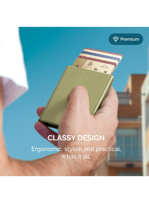 Etui aluminiowe na karty Ogon Design Slider - camo