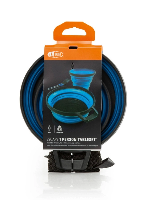 Zestaw turystyczny GSI Outdoors Escape dla 1 osoby - blue