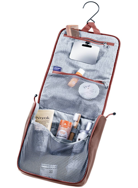 Kosmetyczka podróżna Deuter Wash Center II - caspia / raisin