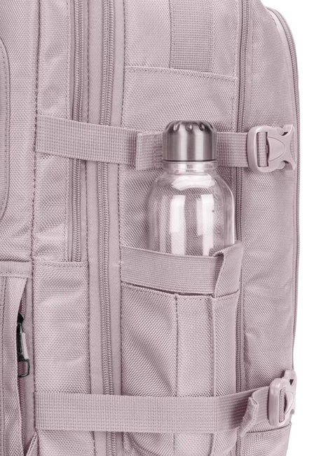 Plecak podróżny poszerzany Puccini Easy Pack Laptop 16" - różowy