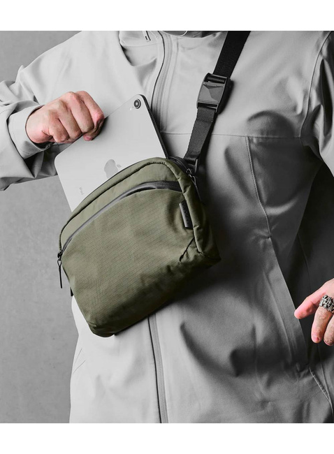 Torba saszetka na ramię Alpaka Flight Sling 2 l Axoflux - green