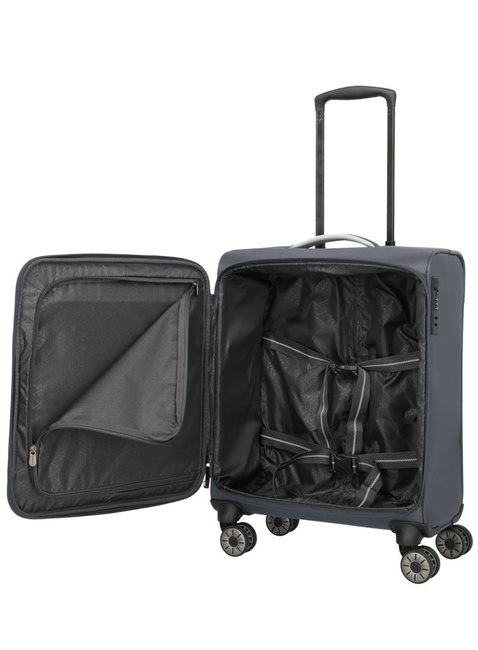 Walizka kabinowa Travelite Jetpack Max 4W Cabin - anthracite