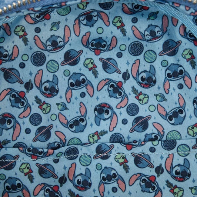 Plecak mały Loungefly x Disney Mini Plush Backpack - Stitch sherpa