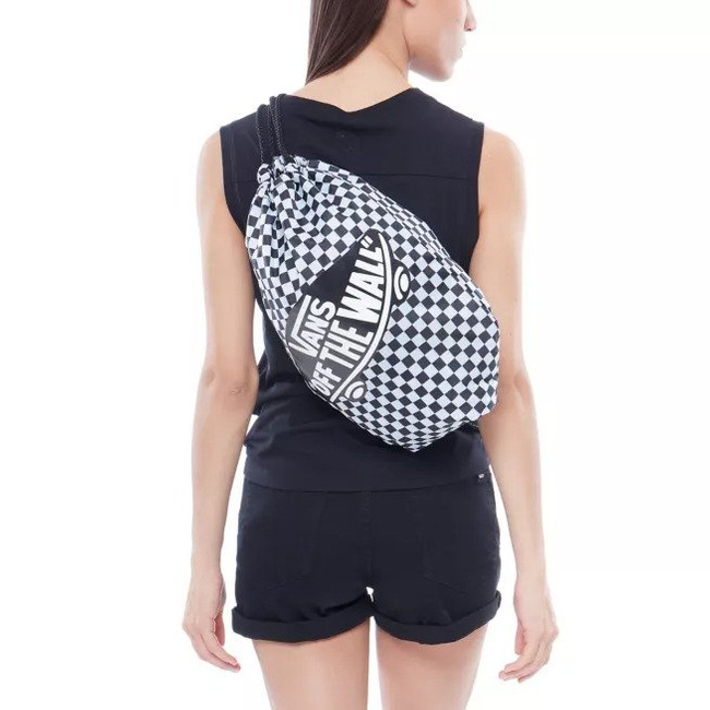 Worek Vans Benched Bag - white/checkerboard