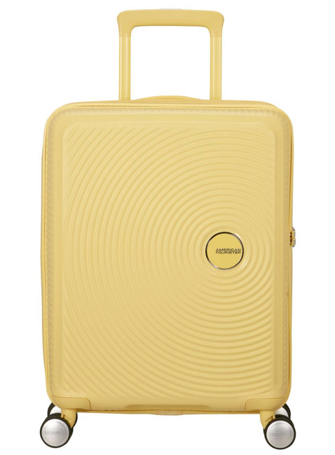 Walizka mała American Tourister Soundbox EXP - pastel yellow