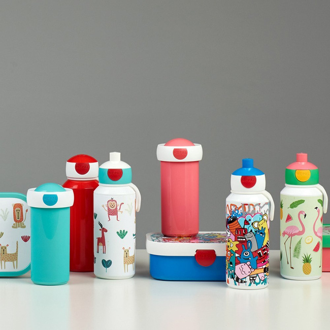 Bidon dla dziewczynki Campus pop-up 400 ml Mepal - LOL surprise