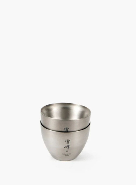 Kieliszek tytanowy Snow Peak Titanium Sake Cup 55 ml - silver