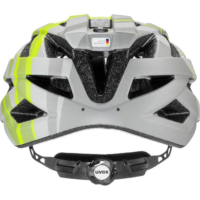 Kask rowerowy Air Wing CC Uvex 52-57 cm - grey / lime mat