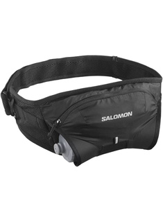 Pas sportowy z bidonem Salomon Cross Belt 1 Bottle - black