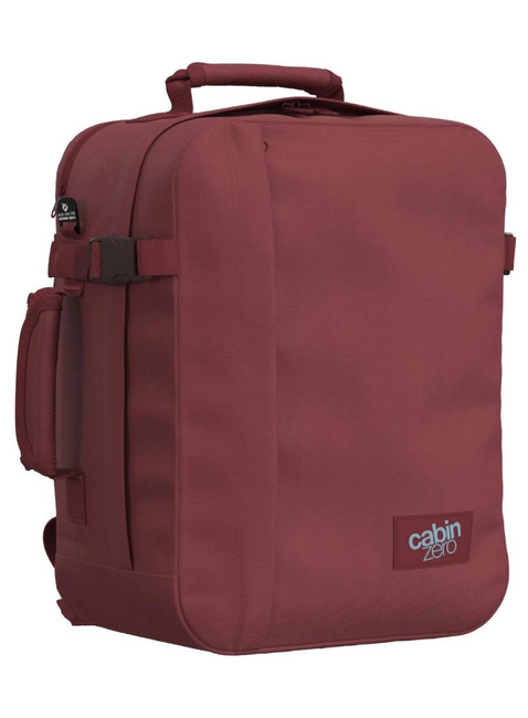 Plecak podróżny na laptopa 2w1 CabinZero Classic Tech 28 l - napa wine