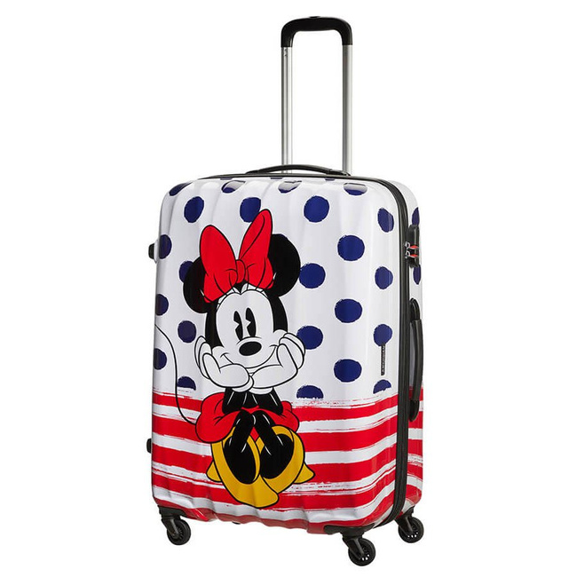 Walizka duża American Tourister Disney Legends - Minnie blue dots