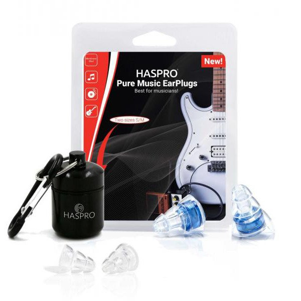 Stopery zatyczki do uszu dla muzyków Haspro Pure Music EarPlugs