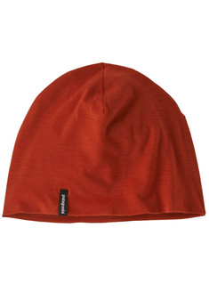 Czapka Patagonia Overlook Merino Wool Liner Beanie - amanita red