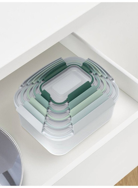 Zestaw 5 pojemników na żywność Joseph Joseph Nest™ Lock - green