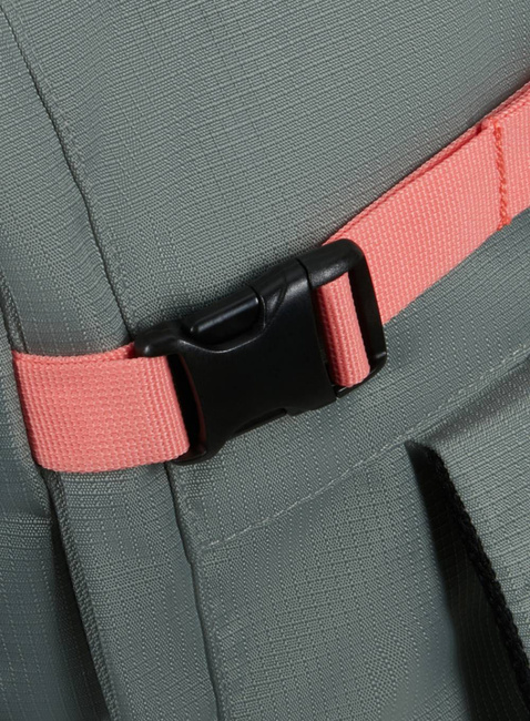 Plecak podręczny American Tourister Take2Cabin MS do Wizz Air - sage / coral