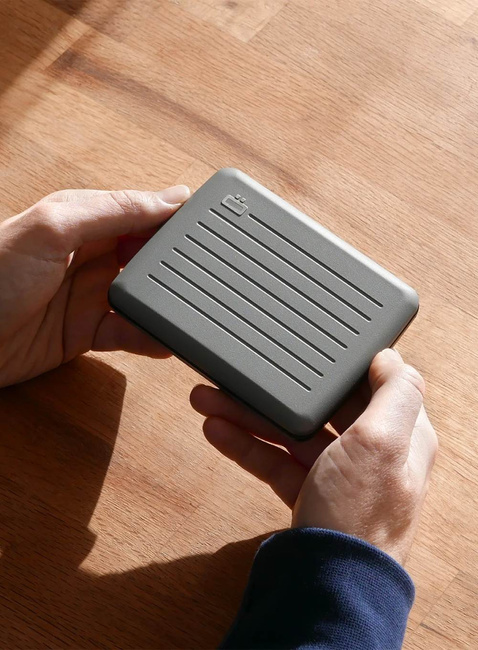 Portfel RFID na karty Ogon Design Smart Case V2 Large - stone grey