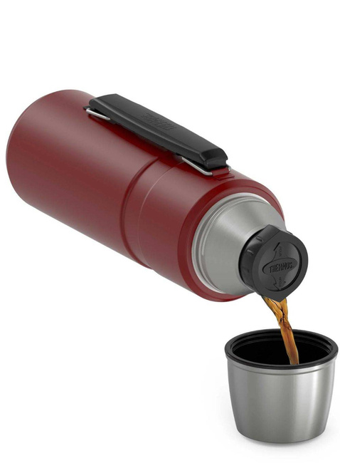 Termos z uchwytem Thermos Stainless King™ Beverage Bottle 1,2 l - rustic red