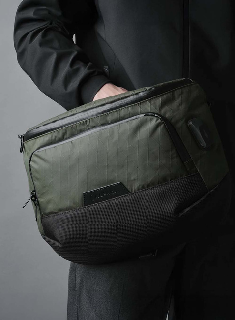 Torba crossbody Alpaka Bravo Sling Max V2 - dark green