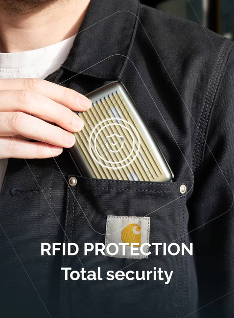 Portfel aluminiowy Ogon Design Stockholm V3 - platinium