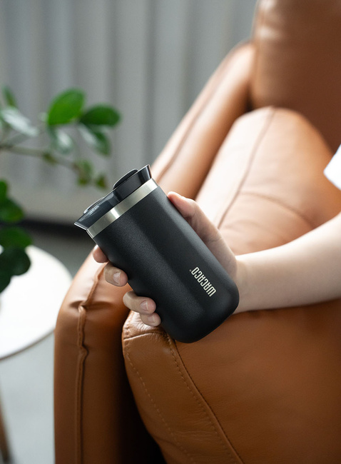 Kubek termiczny turystyczny Wacaco Octaroma Lungo 300 ml - onyx black