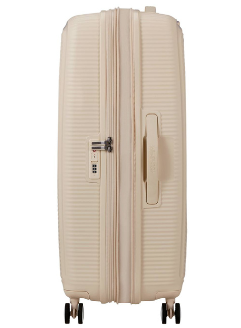Walizka duża American Tourister SoundBox EXP - coconut sand