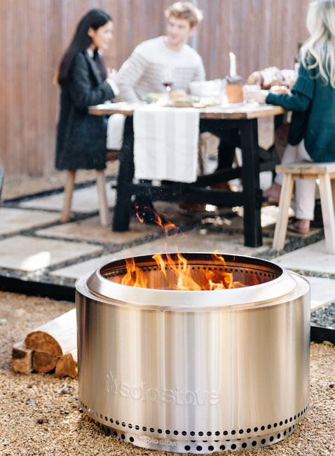 Palenisko ogrodowe ze stojakiem Solo Stove Yukon 2.0 - stainless steel