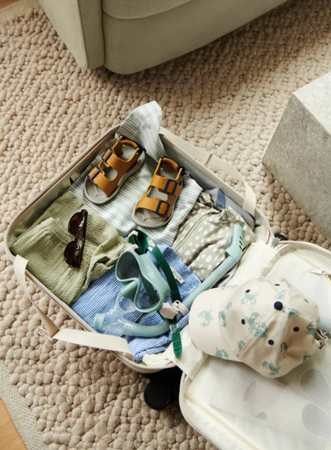 Walizka mała dziecięca Liewood Hollie Hardcase Suitcase - peach / sea shell