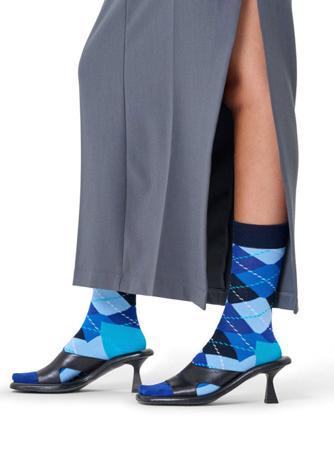 Skarpety unisex Happy Socks - classic blue / argyle 