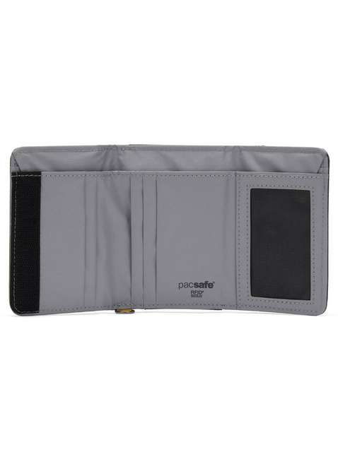 Portfel antykradzieżowy Pacsafe RFIDsafe Trifold Wallet - coastal blue