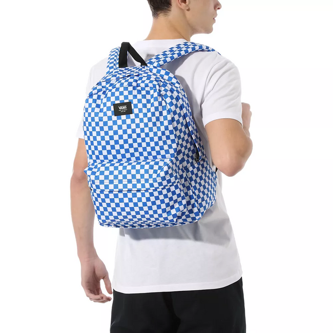 Plecak szkolny Vans Old Skool III - victoria blue checkerboard