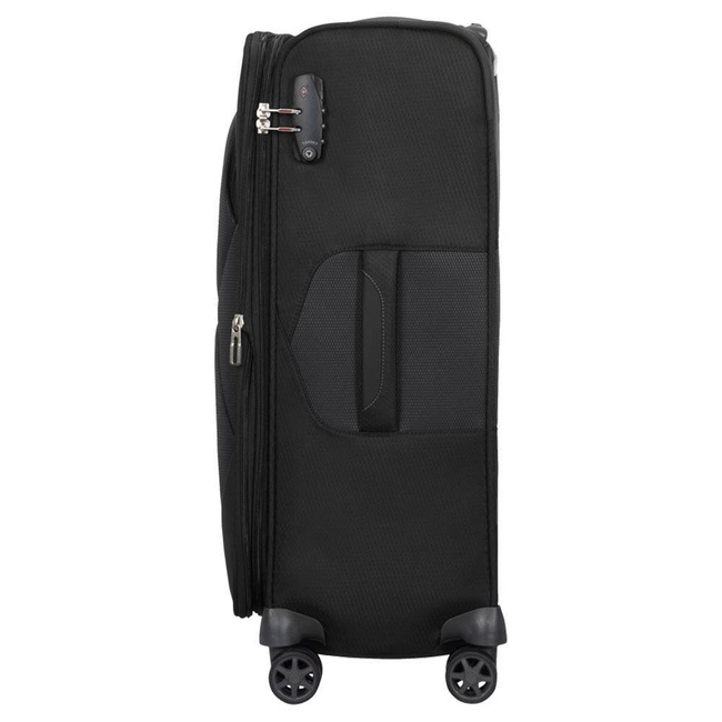 Walizka średnia poszerzana Samsonite Dynamore - black