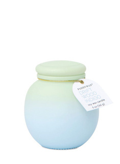 Świeca zapachowa szklana Paddywax Orb 141 g Driftwood Indigo - green / blue