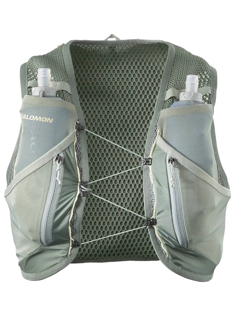 Kamizelka do biegania Salomon Active Skin 12 - laurel wreath / lily pad