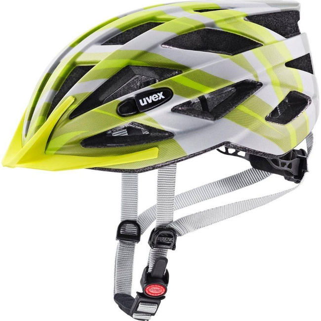 Kask rowerowy Air Wing CC Uvex 52-57 cm - grey / lime mat