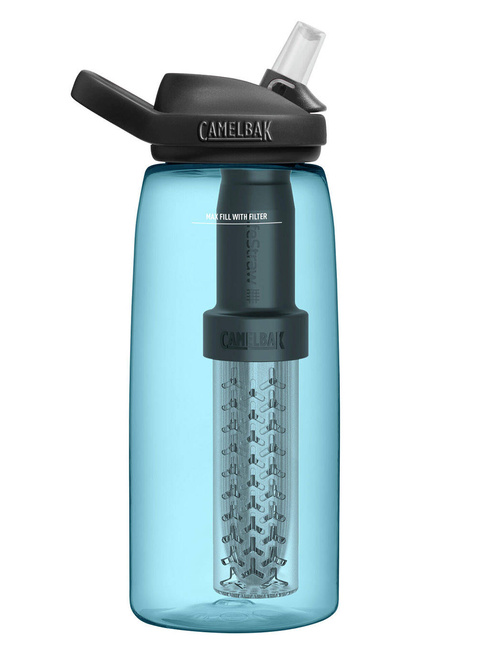 Butelka na wodę Camelbak Eddy+ 1 l z filtrem Lifestraw - true blue
