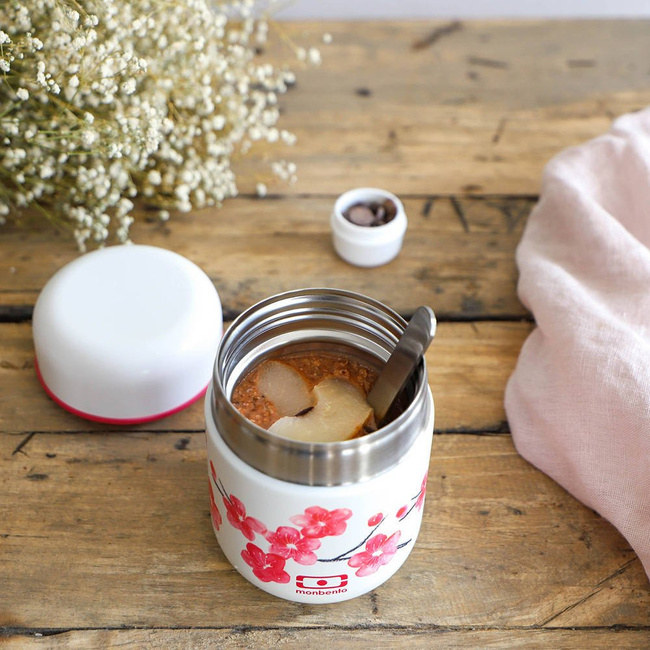 Termiczny pojemnik MB Capsule Monbento Lunch Box - graphic blossom