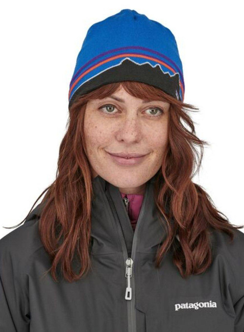 Czapka Patagonia Beanie Hat - classic fitz roy / andes blue