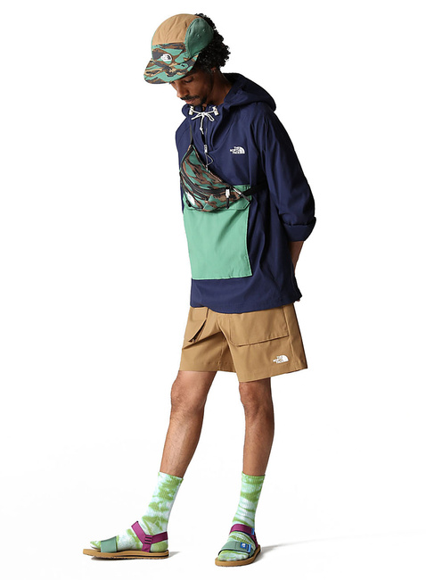 Nerka The North Face Jester Bum Bag - deep grass green painted camo print / asphalt grey