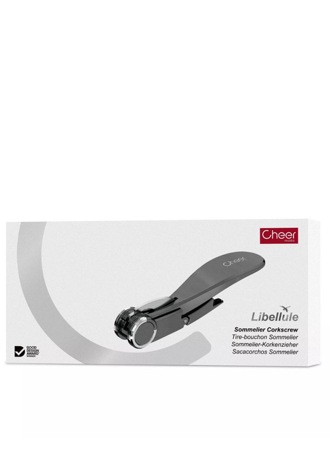 Korkociąg sommelierski Cheer Moda Libellule Sommelier Corkscrew - steel