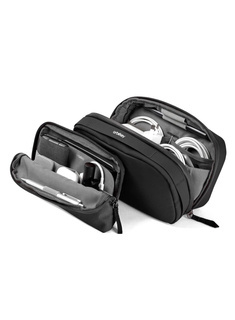 Organizery biurowe podróżne Orbitkey 2-in-1 Tech Pouch - black