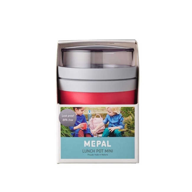 Pojemnik na jogurt + musli Ellipse mini Mepal - nordic red