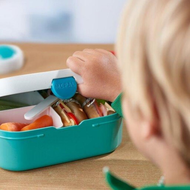 Zestaw dziecięcy bidon i lunchbox Campus Mepal - Lama