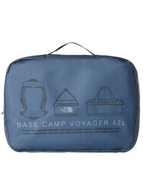 Torba podróżna The North Face Base Camp Voyager Duffel 42 l - granite grey / frost grey