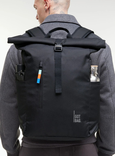 Plecak miejski GOT BAG Rolltop Easy - black